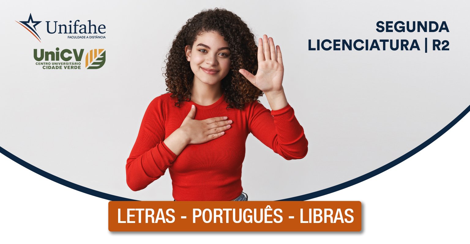 Letras – Português – Libras – Faculdade Unifahe